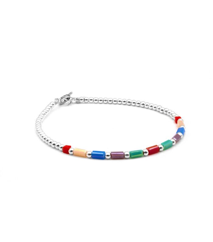 Pulsera cristales de colores